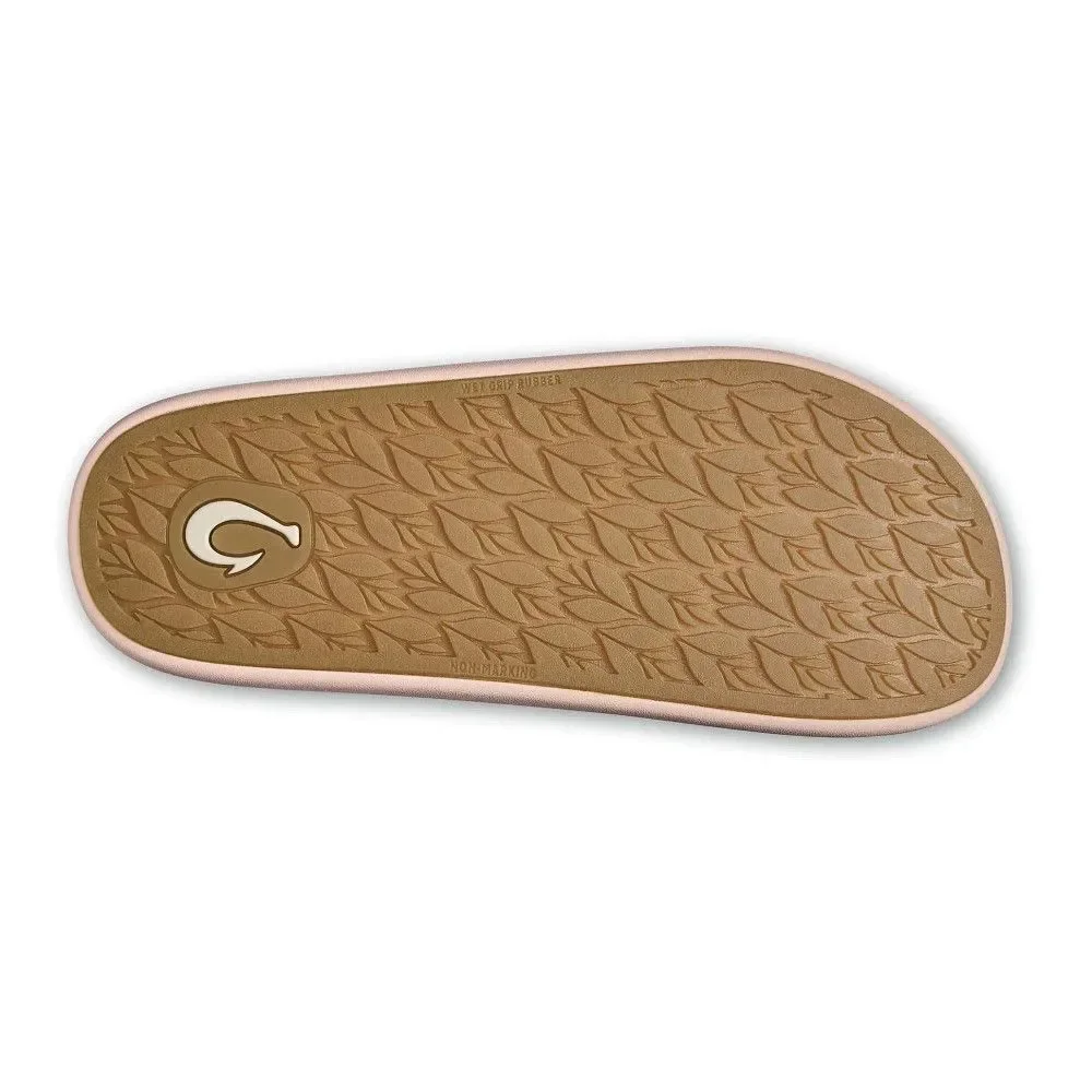 Women's OluKai PAE 2-Strap Leather Platform Sandals in Soft Pink Size 9 - Picture 7 of 13